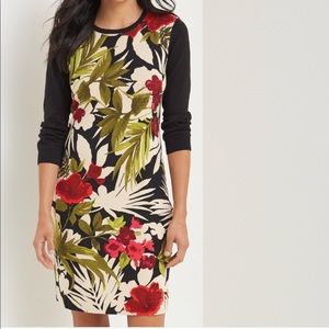 Victoria blooms sweater dress